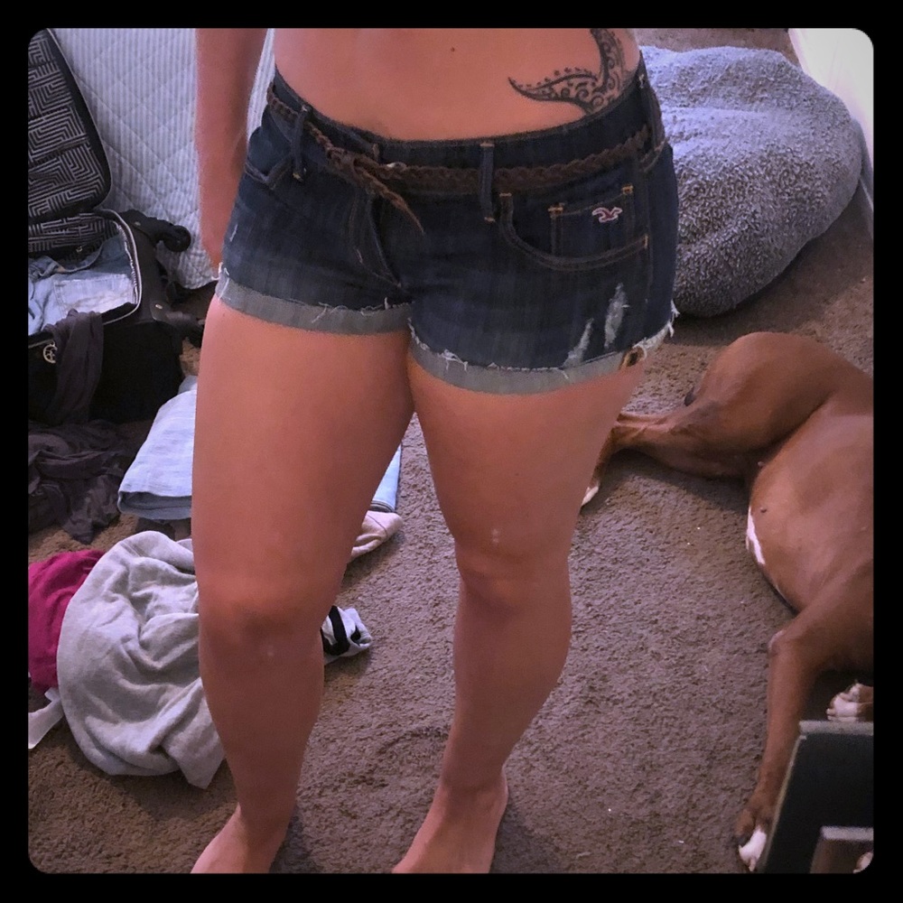Hollister shorts with belt. NWT stretch comfy cute